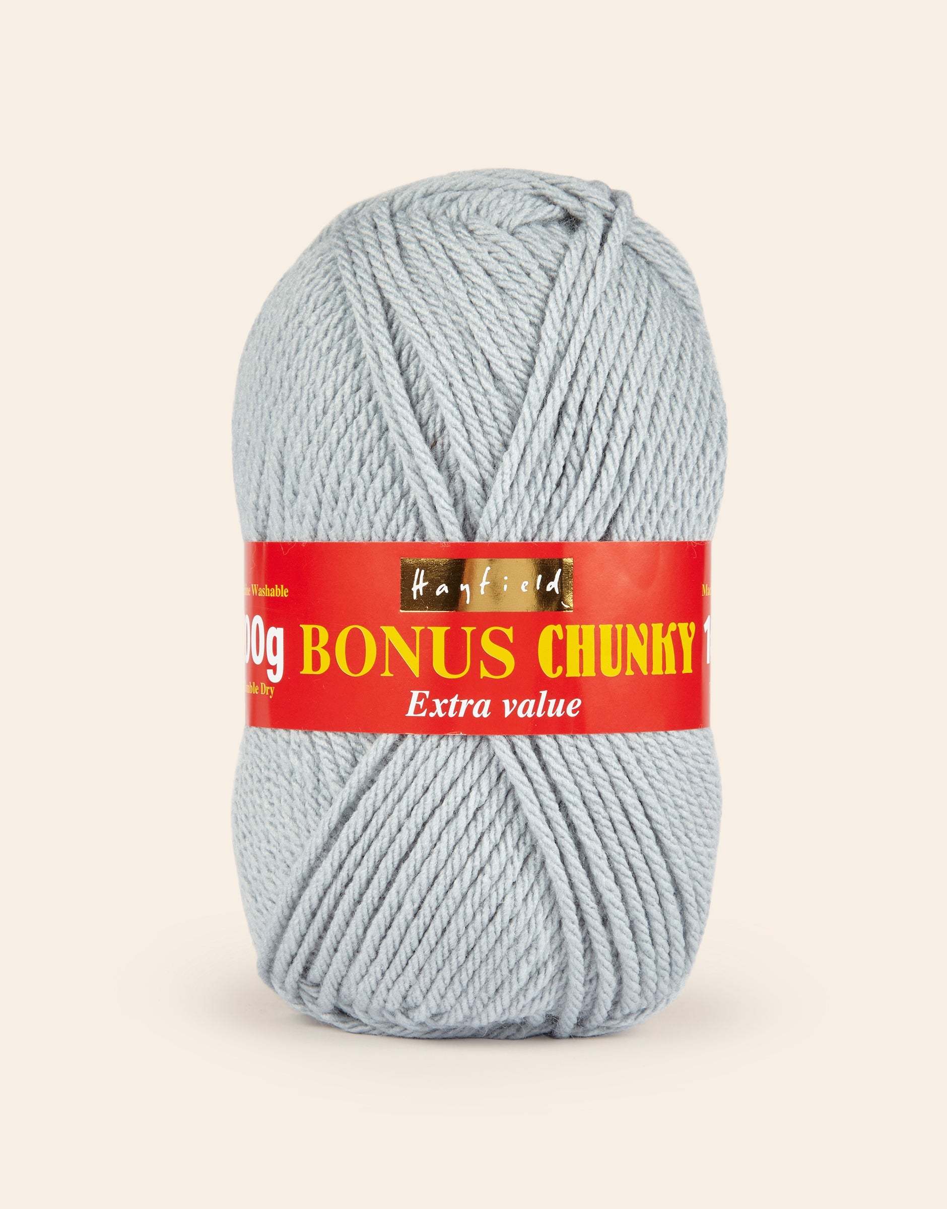 Buy silver-mist Hayfield: Bonus Chunky Acrylic Yarn, 100g