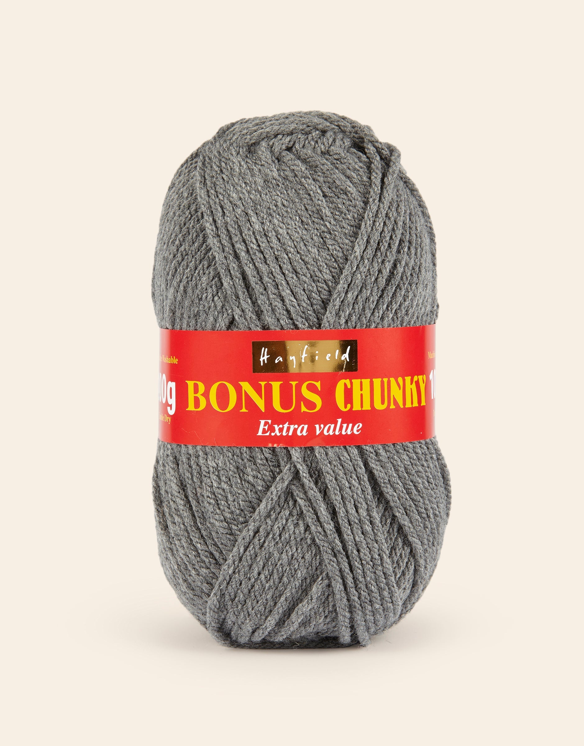 Buy dark-grey-mix Hayfield: Bonus Chunky Acrylic Yarn, 100g