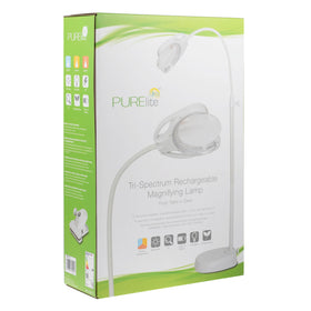 Purelite Table Lamp | Rechargeable TriSpectrum | LED for Sewing, Crafts & Reading | CFPL15