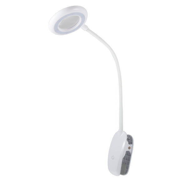 Purelite Clip-On Lamp – Clip‑On – White | LED for Sewing, Crafts & Reading | CFPL34