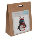 Trimits Felt Decoration Kit Ð Christmas Penguin, 10x12cm, Includes Felt Shapes, Thread, Stuffing, Needle, and Ribbon