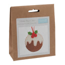 Trimits Felt Decoration Kit Ð Christmas Pudding, 10x12cm, Includes Felt Shapes, Thread, Stuffing, Needle, and Ribbon-4