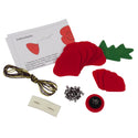 Trimits Felt Decoration Kit Ð Poppy Brooch, 2x6x13cm, Includes Pre-Cut Felt, Stuffing, Beads, Thread, and Instructions