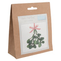 Trimits Felt Decoration Kit Ð Christmas Mistletoe, 10x12cm, Includes Felt Shapes, Thread, Stuffing, Needle, and Ribbon