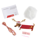 Trimits Felt Decoration Kit Ð Christmas Festival Dachshund, 10x12cm, Includes Felt Shapes, Thread, Stuffing, Needle, and Ribbon-3