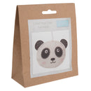 Kit de decoración de fieltro Trimits: Panda, 2 x 6 x 13 cm, incluye fieltro precortado, relleno, cuentas, hilo e instrucciones-3