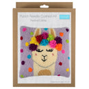 Kit de punzón Trimits para cojín: llama de festival, 36 x 36 cm, incluye punzón, hilo, tela, respaldo de cojín, instrucciones en inglés, francés y alemán-5