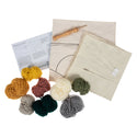 Trimits Punch Needle Kit Ð Cushion: Sunset, 36x36cm, Includes Punch Needle Tool, Yarn, Fabric, Cushion Back, Instructions in English, French, German