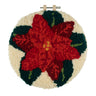 Trimits Priknaaldset Ð Wol en Ring: Kerstster, 20,3 cm Diameter, Inclusief Wol, Ring, Stof, Priknaald en Instructies