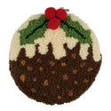 Trimits Punch Needle Kit Ð Yarn and Hoop: Christmas Pudding, 20.3cm Diameter, Includes Yarn, Hoop, Fabric, Punch Needle, and Instructions