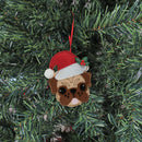 Kit de decoración de fieltro Trimits: reno, 13 x 12,5 cm, incluye formas de fieltro, cuentas, hilo, agujas y broche-2