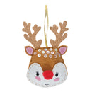 Trimits Felt Decoration Kit Ð Christmas Star, 9x12cm, Includes Felt Shapes, Stuffing, Beads, Sequins, Thread, and Pom Poms-1