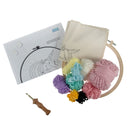 Trimits Punch Needle Kit Ð Yarn and Hoop: Unicorn, 20.3cm Diameter, Includes Yarn, Hoop, Fabric, Punch Needle, Instructions in EN, FR, GER-2