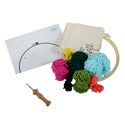 Trimits Punch Needle Kit Ð Yarn and Hoop: Flamingo, 20.3cm Diameter, Includes Yarn, Hoop, Fabric, Punch Needle, Instructions in EN, FR, GER