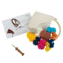 Kit de aguja perforadora Trimits: hilo y bastidor: búho, 20,3 cm de diámetro, incluye hilo, bastidor, tela, aguja perforadora, instrucciones en inglés, francés y alemán-3