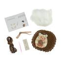 Trimits Felt Decoration Kit Ð Hedgehog, 2x6x13cm, Includes Pre-Cut Felt, Stuffing, Beads, Thread, and Instructions