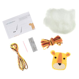 Trimits Felt Decoration Kit Lion, 2x6x13cm, Includes Pre-Cut Felt, Stuffing, Beads, Thread, and Instructions