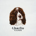 Trimits Counted Cross Stitch Kit Ð Large: Springer Spaniel, 36x36cm, Includes Aida Fabric, Pre-Sorted Threads, Needle, Personalizing Alphabet, Instructions in English, French, German