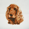 Trimits Zählmuster-Stickset – Groß: Cocker Spaniel, 36x36 cm, Enthält Aida-Stoff, Vorgeordnete Garne, Nadel, Personalisierbares Alphabet, Anleitung auf Englisch, Französisch, Deutsch