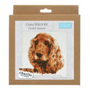 Trimits Counted Cross Stitch Kit Ð Large: Cocker Spaniel, 36x36cm, Includes Aida Fabric, Pre-Sorted Threads, Needle, Personalizing Alphabet, Instructions in English, French, German-5