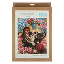 Trimits Counted Cross Stitch Kit Ð Large: Cats, 36x36cm, Includes Aida Fabric, Pre-Sorted Threads, Needle, Personalizing Alphabet, Instructions in English, French, German-3