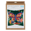 Trimits Half Stitch Tapestry Kit Ð Cushion: Flutterby, 40x40cm, Includes Pre-Printed Canvas, Acrylic Yarns, Needle, Cushion Back, Instructions in English, French, German-5
