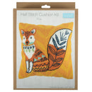 Trimits Half Stitch Tapestry Kit Ð Cushion: Fox, 40x40cm, Includes Pre-Printed Canvas, Acrylic Yarns, Needle, Cushion Back, Instructions in English, French, German-5