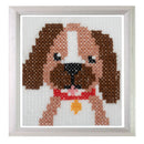 Trimits Counted Cross Stitch Kit Ð Dog, 6-Count Binca Fabric, Includes Pre-Sorted Threads, Needle, Instructions in English, French, German-1