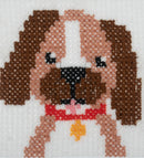 Trimits Counted Cross Stitch Kit Ð Dog, 6-Count Binca Fabric, Includes Pre-Sorted Threads, Needle, Instructions in English, French, German-3