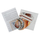 Kit de punto de cruz contado Trimits Ð Grande: Bebé, 36 x 36 cm, incluye tela Aida, hilos preclasificados, aguja, alfabeto personalizable, instrucciones en inglés, francés y alemán-5