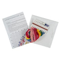 Trimits Counted Cross Stitch Kit Ð Large: Rainbow, 36x36cm, Includes Aida Fabric, Pre-Sorted Threads, Needle, Personalizing Alphabet, Instructions in English, French, German