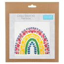 Trimits Counted Cross Stitch Kit Ð Large: Rainbow, 36x36cm, Includes Aida Fabric, Pre-Sorted Threads, Needle, Personalizing Alphabet, Instructions in English, French, German-4
