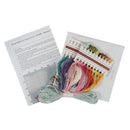 Trimits Counted Cross Stitch Kit Ð Large: Modern Bee, 36x36cm, Includes Aida Fabric, Pre-Sorted Threads, Needle, Personalizing Alphabet, Instructions in English, French, German-3