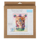 Trimits Printed Cross Stitch Kit Ð Large: Llama, 11-Count Aida Fabric, Includes Pre-Sorted Threads, Needle, Instructions in EN, FR, DE, ES, IT, NL-4