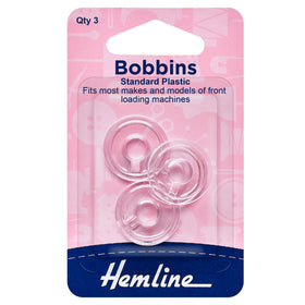 Hemline Universal Plastic Bobbin Class 15K - Sewing Machine Rescue Kit