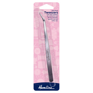 Hemline Tweezers: Fine Point