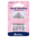 Hemline Hand Sewing Needles: Embroidery/Crewel: 16 Pieces-1