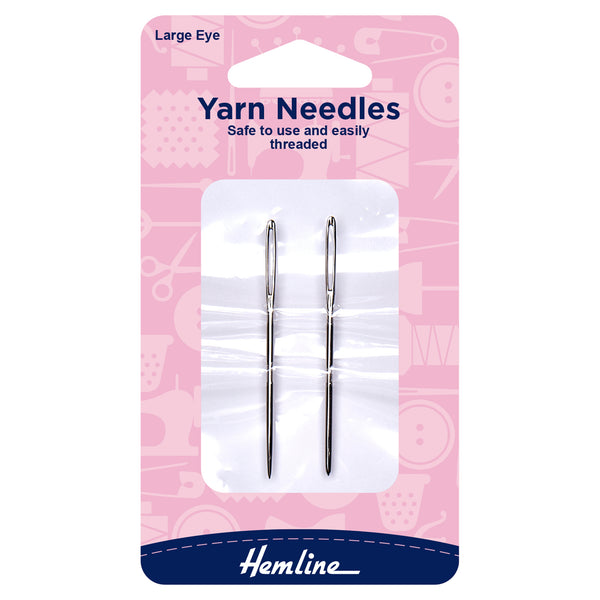Hemline Hand Sewing Needles: Wool & Yarn: Metal: 2 Pieces