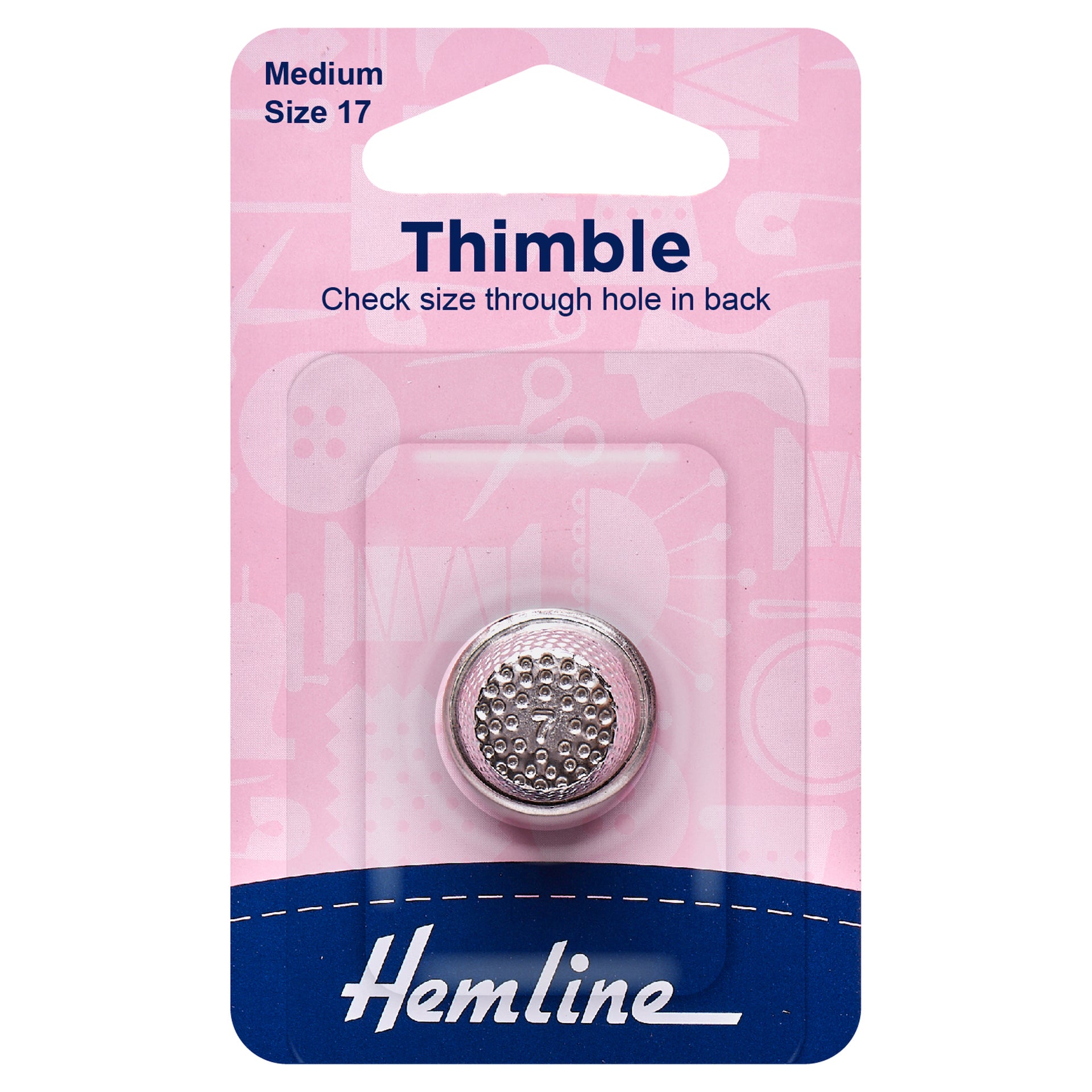 Hemline Thimble: Metal - 0