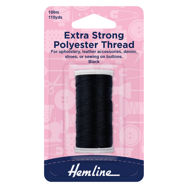 Hemline Thread: Extra Strong: Polyester: 100m