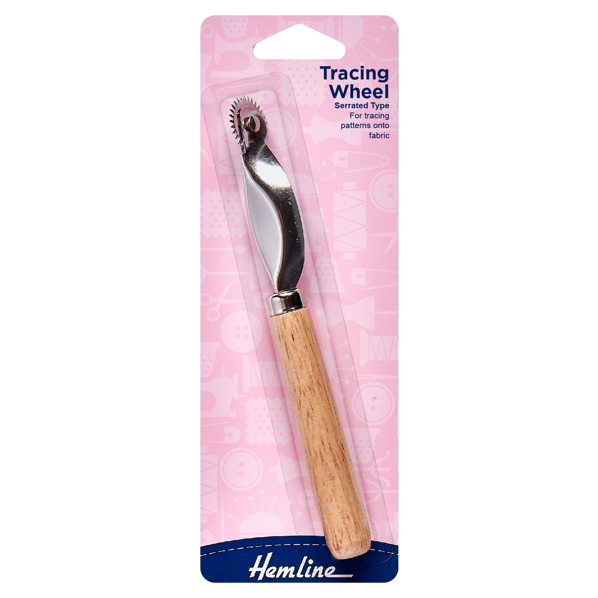 Hemline Tracing Wheel: Serrated Edge: Premium