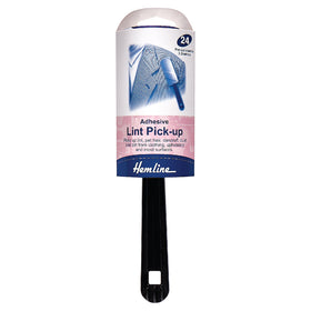 Hemline Lint Pick-Up Roller with Handle: 3.2m - Lint Rollers