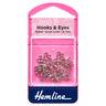 Zoomhaakjes en oogjes: Nikkel: 14 sets