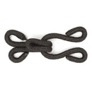 Hemline Fur Hooks and Eyes: Black: Size 3: 3 Sets-2