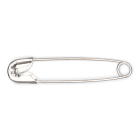 Hemline Safety Pins: Value Pack: Nickel: 100 Pieces