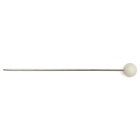 Hemline Pins: Plastic Head: 38mm: Nickel: 200 Pieces