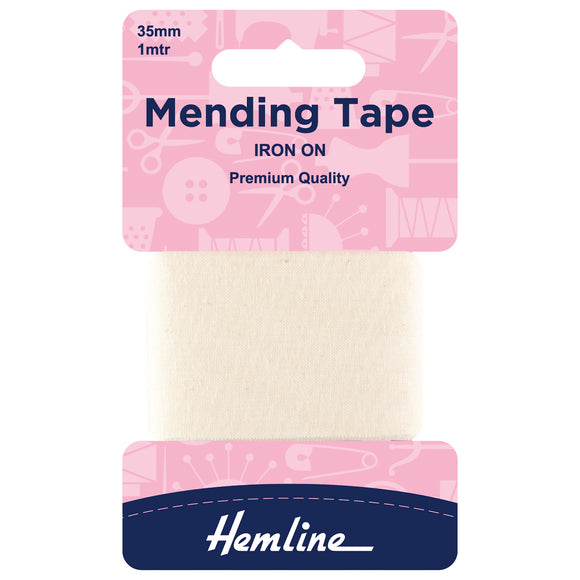Hemline Iron-On Mending Tape: 100cm x 38mm
