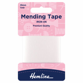 Comprar white Hemline Iron-On Mending Tape: 100cm x 38mm