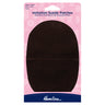 Parches de gamuza sintética para coser en el dobladillo: marrón - 10 x 15 cm