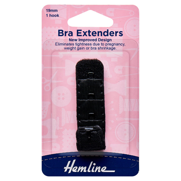 Extensores de espalda para sujetador Hemline: 19 mm